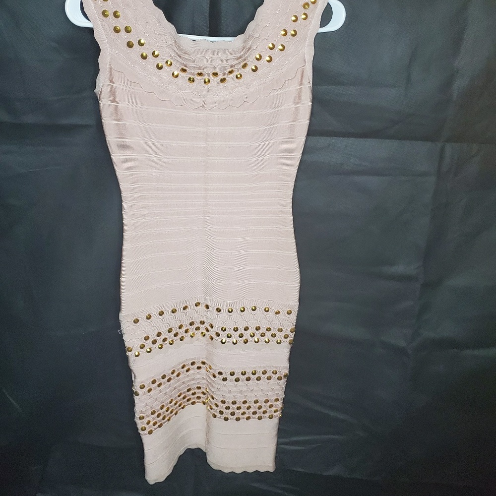 Light Pink Studded Dress
